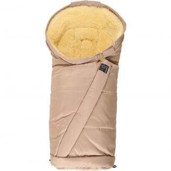 Medizinischer Kinderwagen Fußsack Kaiser 67216/31 „Coosy“ in Lammfell (Sand)