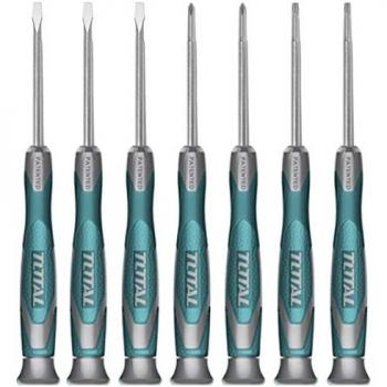 Cacciaviti di precisione Total 7 pz THT250726