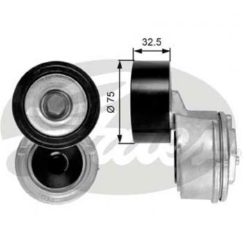 Correa poli V FleetRunner™ GATES T38640 con polea de inversión y tensor