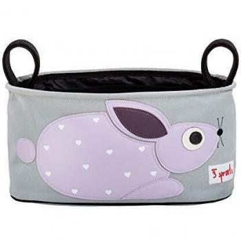 Zainetto Portaoggetti per Carrozzina con Coniglio di 3 Sprouts