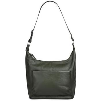 Bruno Banani Echtleder Shopper Damen mit Smartphonefach, oliv