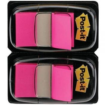 Post-it Index Tabs Pink (100 Pack)
