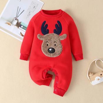 Mono de Manga Larga “Alce Feliz” para Bebés y Niñas