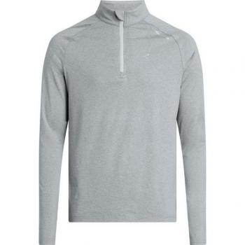 Energetics Herren Langarmshirt Cusco IV in Melange/Grey Light