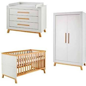 Cameretta per neonati Schardt con armadio a 2 ante Miami White