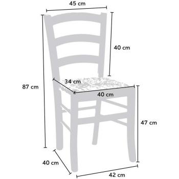 Set tavolo legno 80x80 con estensione + 4 sedie in stile shabby rosso