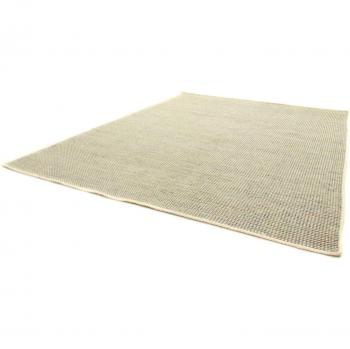 Wollteppich Kelim Arvin, 10 mm Höhe, weiß