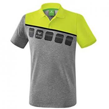 Polo Erima 5-c Corto Gris 164 cm