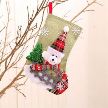 Chaussettes Décoration Arbre de Noël Nouveau An