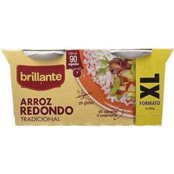 Paquete Doble de Arroz Redondo Brillante, 400g