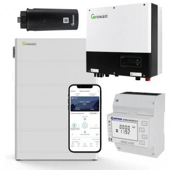 Growatt SPH 10000 TL3 BH-UP und 10,2 kWh Solarspeicher