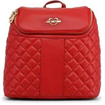 Zaino Rosso Moschino in Tessuto per Donna