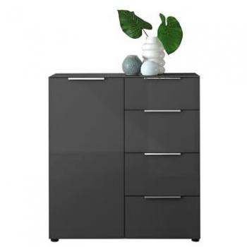 HBZ Sideboard Santorin, 90x99x40 cm, mit Glasoberboden und Softclose