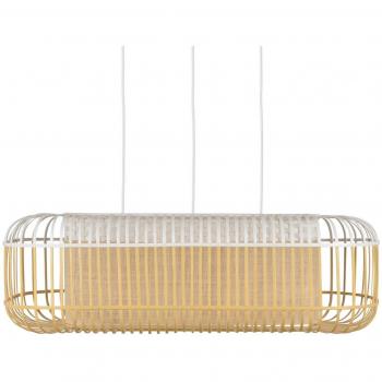 Forestier L-shaped Bamboo Pendant Light