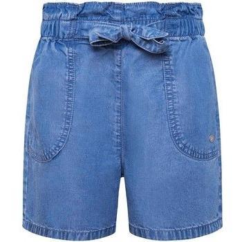 Pepe Jeans Youth Blue Paperbag Shorts with Bow (Size 10)