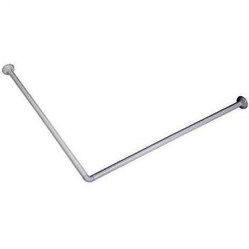 Tubo doccia tondo diametro 25 mm 80x80 bianco