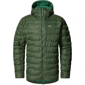 Men’s Roc Flash Down Jacket in Seaweed Green, Size M
