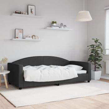 Lit de repos noir 90x190 cm en tissu vidaXL