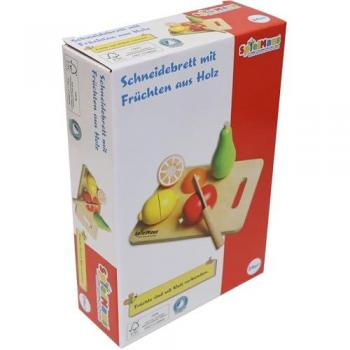 BEEBO KITCHEN Spielzeug-Schneidebrett mit Früchten