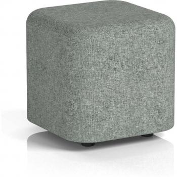 Rivet Fabric Small Square Office Stool – Harlestone