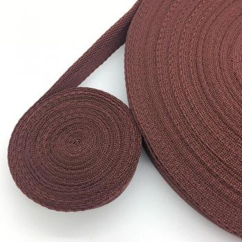 Braunes Nylon-Gurtband 10 Meter 25mm