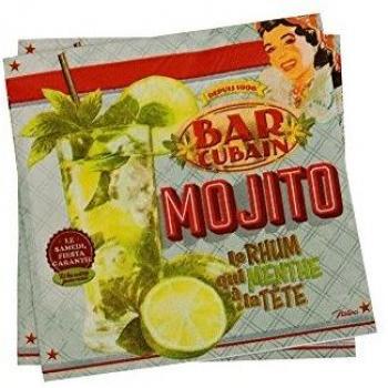 Natives 3‑Plis Tissu Papier, Format 33×33 cm, Palette Multicolore