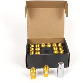 Set Dadi OMP Oro 40 mm 20 uds M12 x 1,50