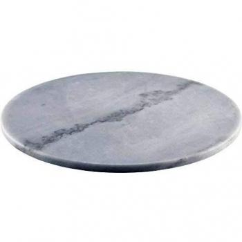 Round Grey Marble Platter 33cm