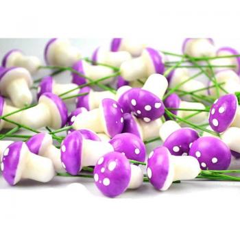 Miniatur Schaum Pilze für Gartenornamente