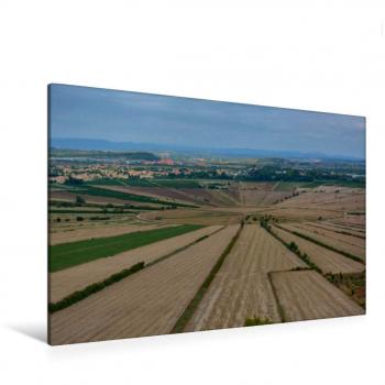 Premium CALVENDO Textil-Leinwand 120 x 80 cm – Etang de Montady, im Querformat