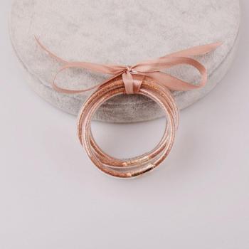 Nasse Stapelarmbänder mit Bowknot Design
