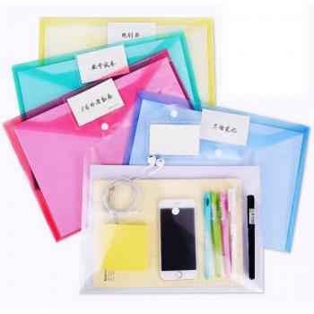 12pcs A4 Waterproof Clear File Folder Binder Office Supplies