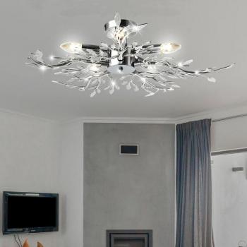 ETC-SHOP Elegante Deckenlampe mit glänzenden Acrylblättern