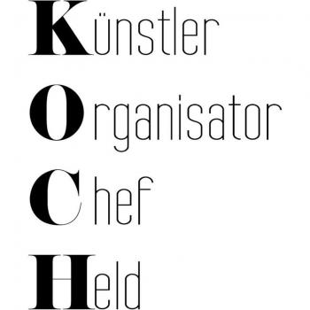 Queence Wanddeko KOCH, Blechschild, witziger Spruch, 20x30cm
