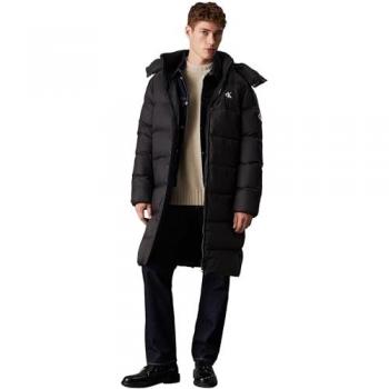 Calvin Klein Herren Daunenjacke Essentials Wasserabweisend Schwarz Regular Fit XXL