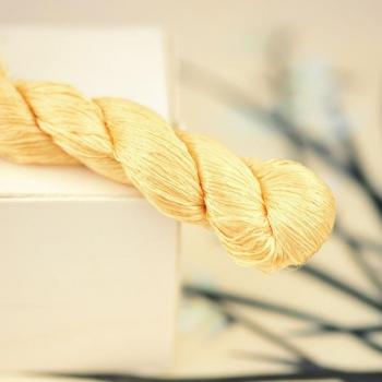 400m Silk Embroidery Thread, Pale Brown Series, 100% Silk