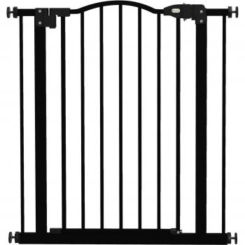 Adjustable Width and Tall Metal Pet Gate Safety Barrier w/Auto-Close Door