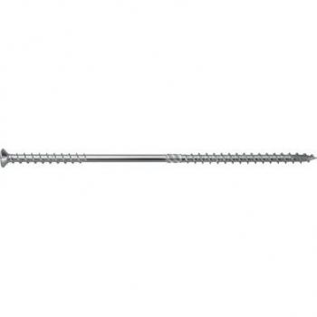 Doppelgewindet Holzschraube 8 mm, 300 mm, verzinkt – 20‑Stück-Set