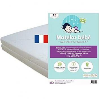 Matelas de Voyage Pliant Bébé 60 x 120 cm