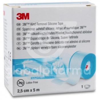 Esparadrapo de Silicone 3M 5m x 2,5cm