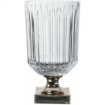 Vase MINERVA PLATINE 32 cm, cristal, Nachtmann