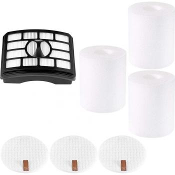 Filtro de Vacío Lavable XFF500 y XHF500 (Shark NV500 UV560) – Juego Completo de 7