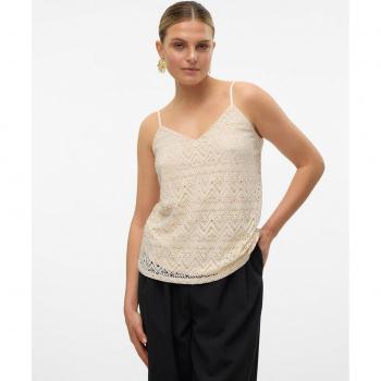 Top Vero Moda Donna Senza Maniche Maya Collo a V Birch L