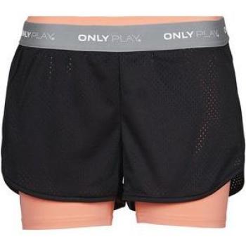 Only Play Women's ONPMALIA Black Workout Shorts