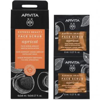 Apivita Sanftes Gesichtspeeling Aprikose 2 x 8 ml