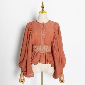 Chemise Ample Col Ronde Femme