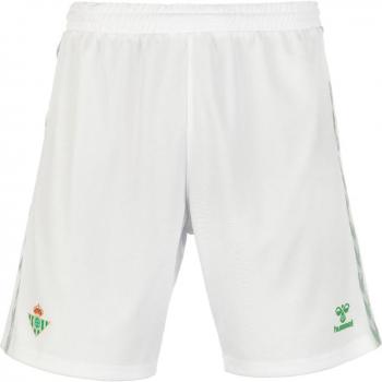Hummel Real Betis 23/24 Matchday Shorts – White & Fern Green (S, Male)