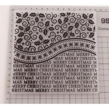 Tarjeta de Álbum Fotográfico Relieve Navideño S001