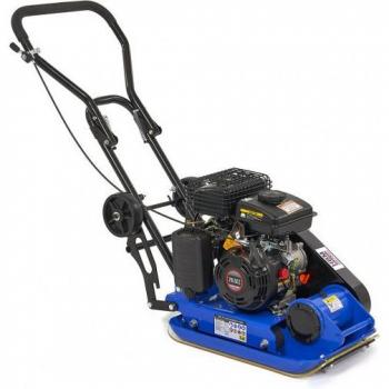 Plaque vibrante HBM 2,8 PK / 78.5 CC incluant un jeu de roues et une plaque de protection de la chaussée 8200N