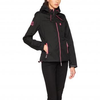 Superdry G50004ZPF4, Veste de Sport Femme, Noir (Code Rose Noir), (Taille Fabricant: Small)